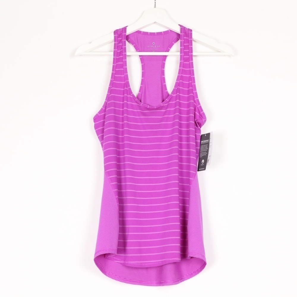 Athleta Chi Tank Varied Stripe NWT